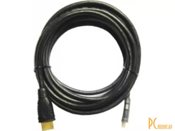 Кабель HDMI- miniHDMI 1.8m, Gembird (CC-HDMIC-6), позолоченные контакты, экран, пакет, Black