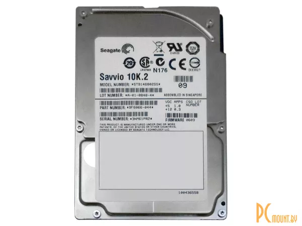 Жесткий диск (б/у) 146GB SAS1.0 Seagate ST9146802SS 2.5"